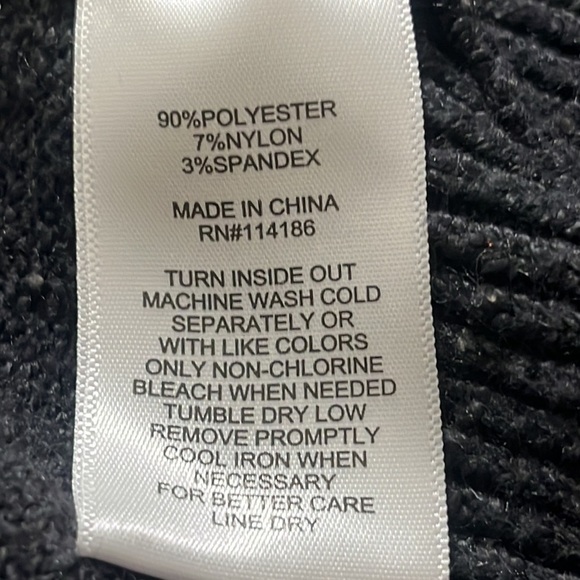 FRYE & CO WOMENS DARK GRAY ICE CREAM SPECKLED SWEATER SIZE XL - Picture 7 of 8